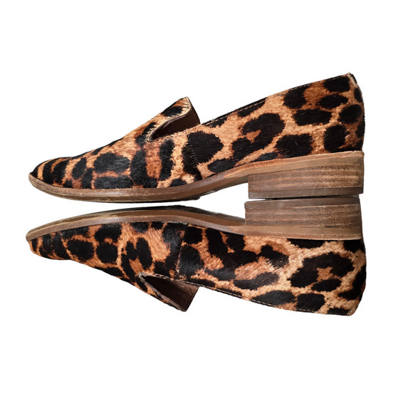 Madewell The Orson Loafer in Leopard Print Calf Hair size 6.5 - Picture 4 of 9